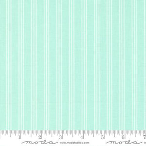Lighthearted Stripe Aqua 55296 13 Moda #1 - 1 Yard
