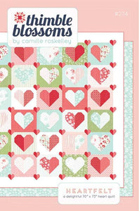 Heartfelt Quilt Pattern  G TB 274  by Camille Roskelley for Thimbleblossoms