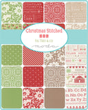 Christmas Stitched Fat Eighth Bundle 20440F8 Fig Tree- Moda- 35 Prints
