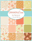 Cinnamon and Cream Fat Eighth Bundle 20450AB Fig Tree- Moda- 40 Prints