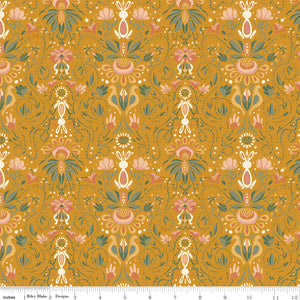 Elegance Main C-12220-Gold by Corinne Wells- Riley Blake Designs - 1 Yard