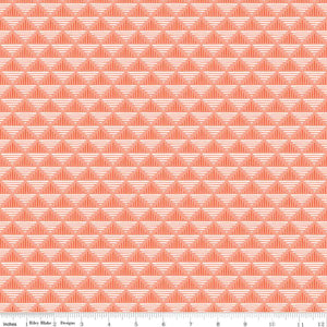Maple Geo C12475-CORAL by Gabrielle Neil Designs For Riley Blake Designs