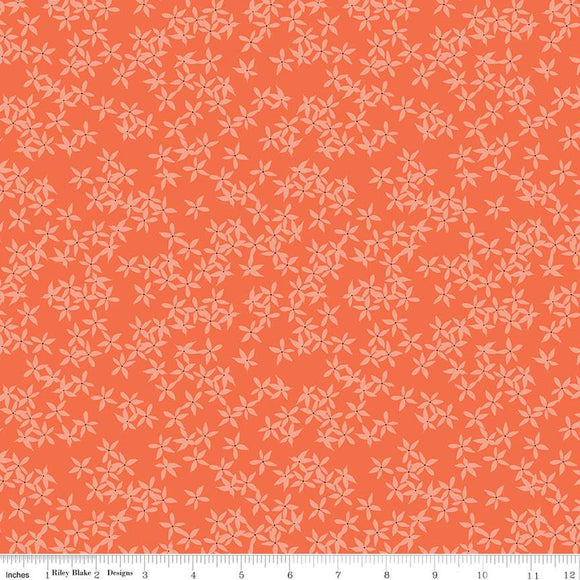 Maple Floral C12476-SALMON by Gabrielle Neil Designs For Riley Blake Designs