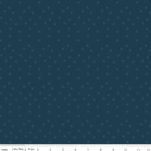 Red, White and True Starry  C13187-NAVY by Dani Mogstad for Riley Blake Fabric- 1 Yard