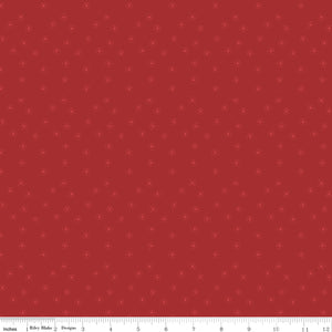 Red, White and True Starry C13187-RED by Dani Mogstad for Riley Blake Fabric- 1 Yard