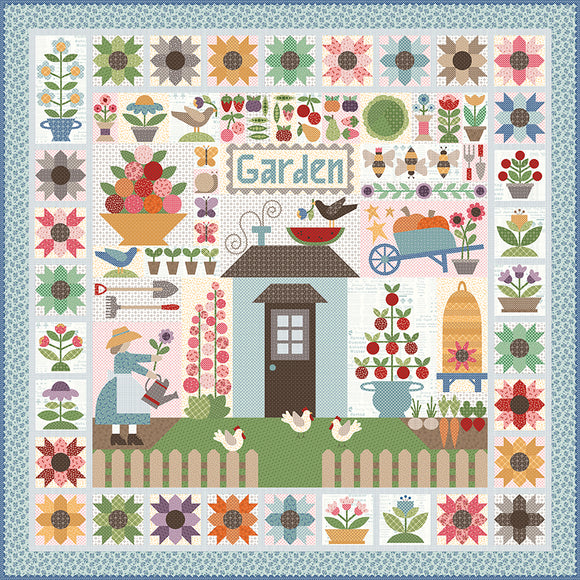 Calico Garden Quilt Kit  by Lori Holt of Bee in My Bonnet -Riley Blake Designs- 90