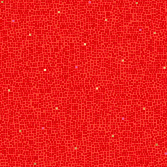 Jolly Basics Pixel Metallic Ruby RS1046 14M by Ruby Star Society - Moda - 1/2  Yard