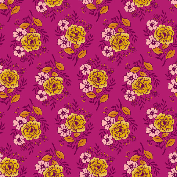 Reading Nook Heirloom Floral Berry RS2078 13 by Sarah Watts -  Ruby Star Society-Moda- 1/2 Yard