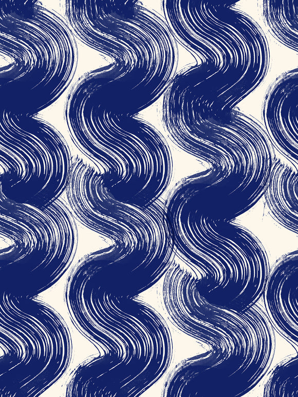 Sketchbook Paint Brush Navy RS4071 14 By Alexia Abegg for Ruby Star Society- Moda- 1/2 yard
