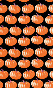 Spooky Darlings Pumpkins Black RS5075 14M by Sarah Watts -  Ruby Star Society-Moda- 1/2 Yard