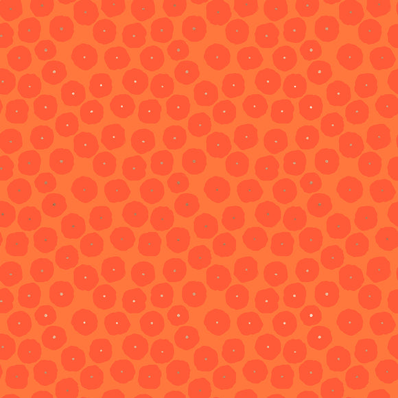Floradora Disco Dots Metallic Goldfish RS6028 12M by Jen Hewett  -  Ruby Star Society-Moda- Half Yard