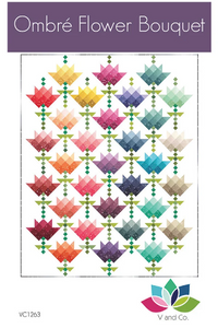 Ombre Flower Bouquet Quilt Kit- using Fairy Dust Fabric collection