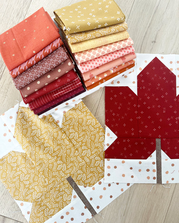 Fall Leaves Quilt Kit - Cluck Cluck Sew